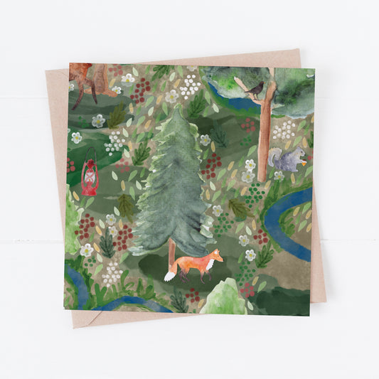 Fox Greeting Card