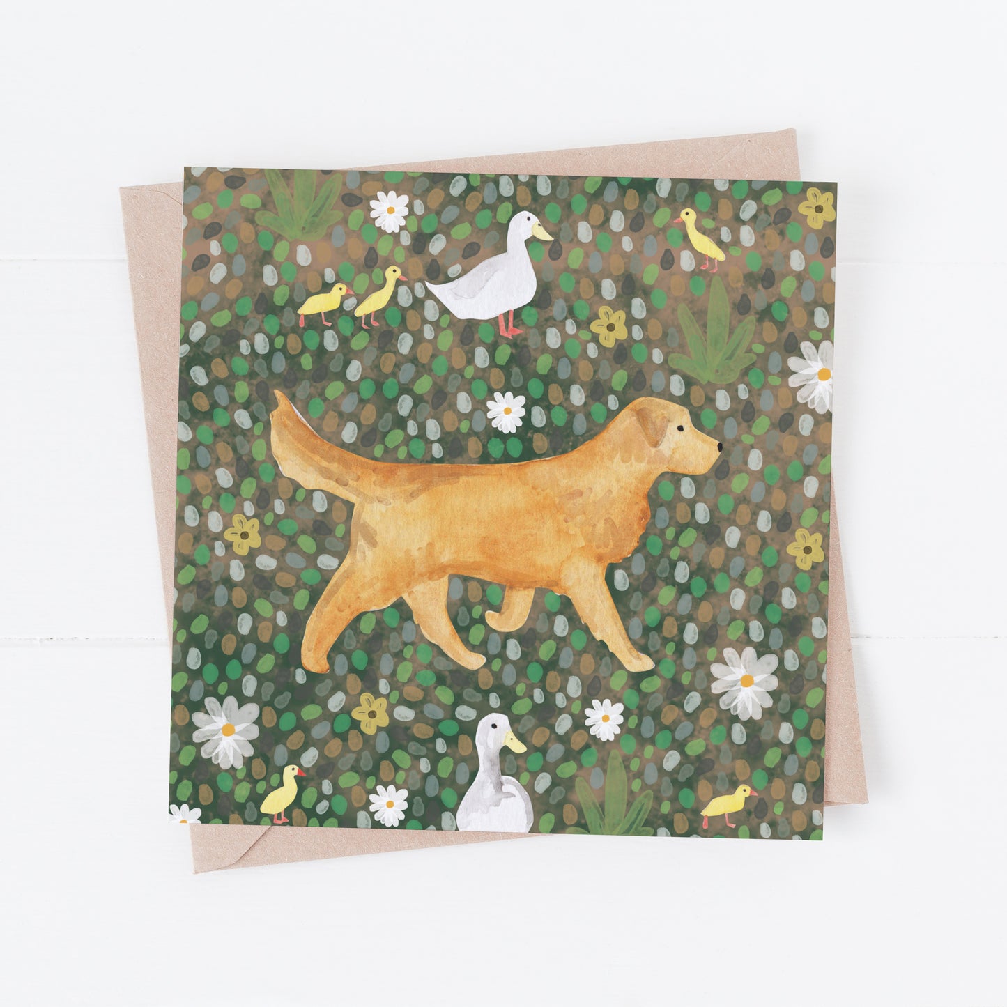 Golden Retriever Greeting Card