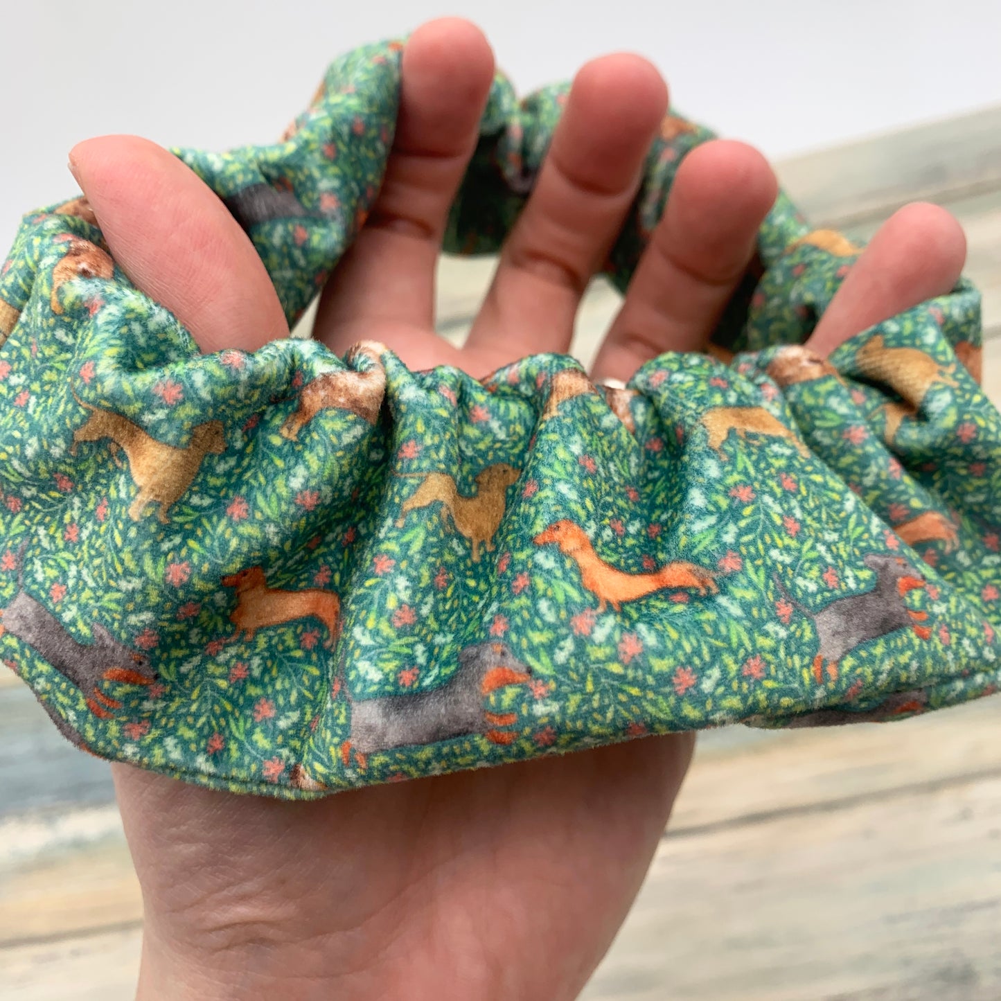 Dachshund Hair Scrunchie