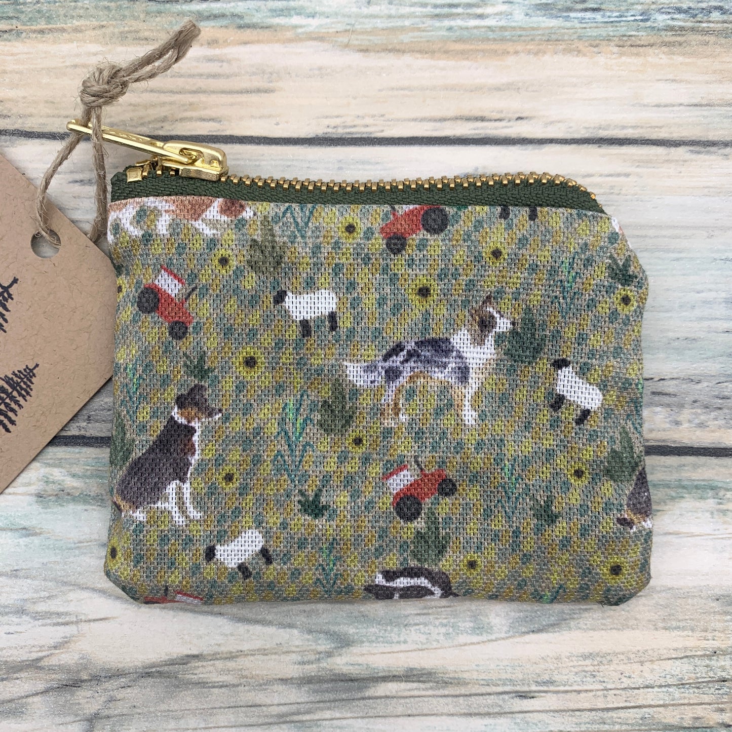 Border Collie Coin Purse