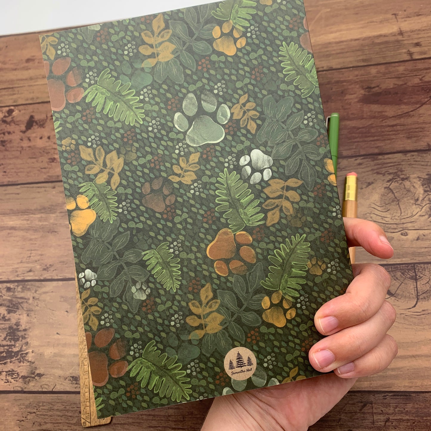 Paw Print Notebook