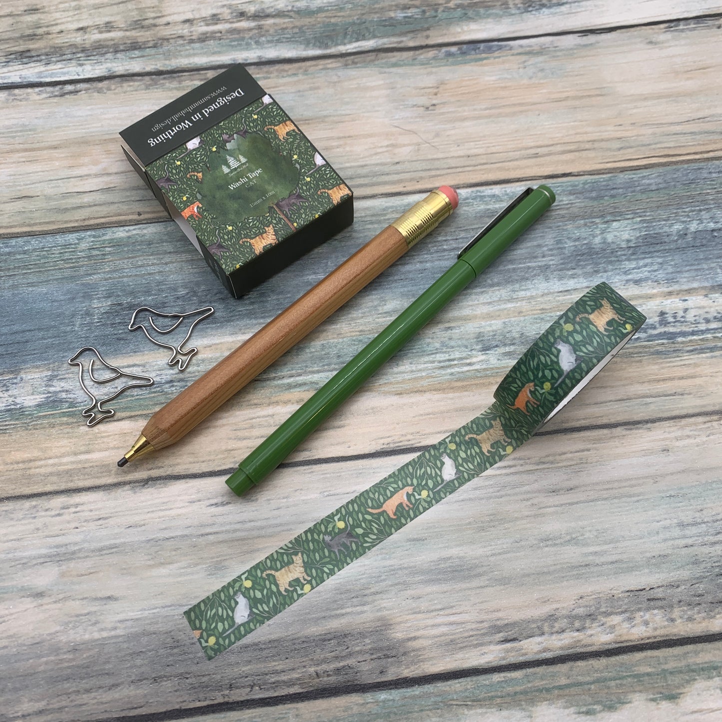 Cat stationery bundle set