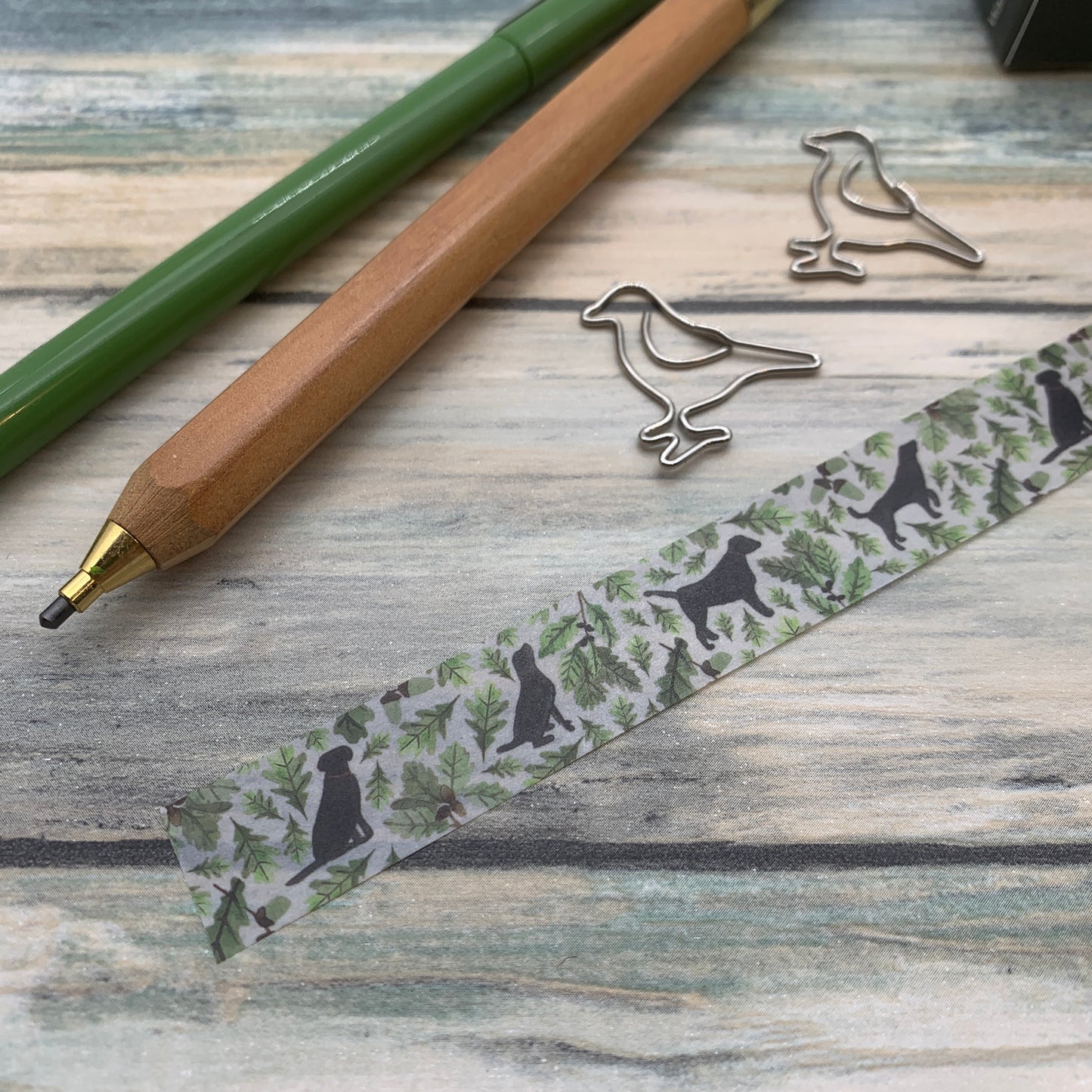 Black Labrador dog Washi Tape