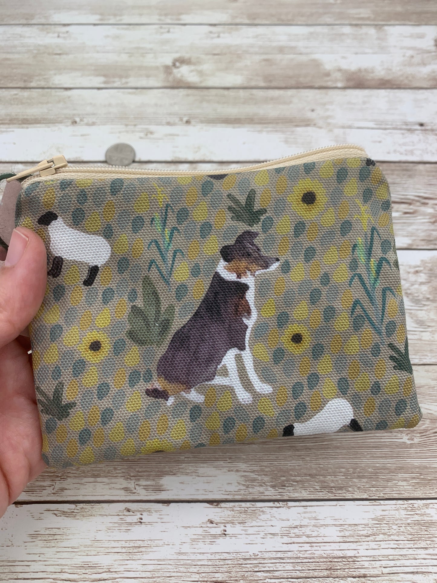Tri Colour Border Collie Coin Purse