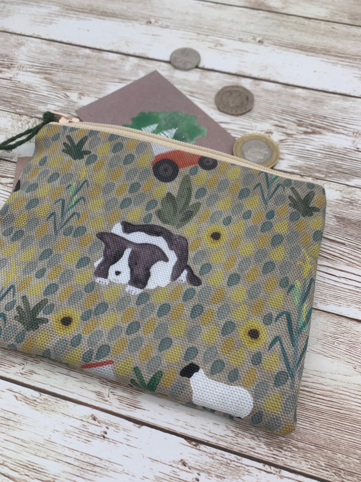Border Collie Coin Purse