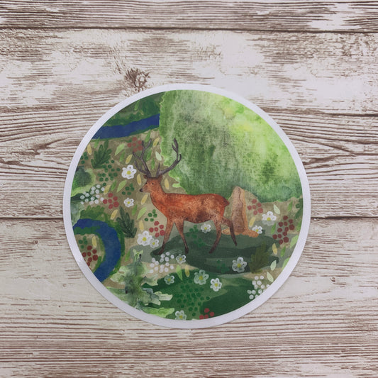 Stag Sticker