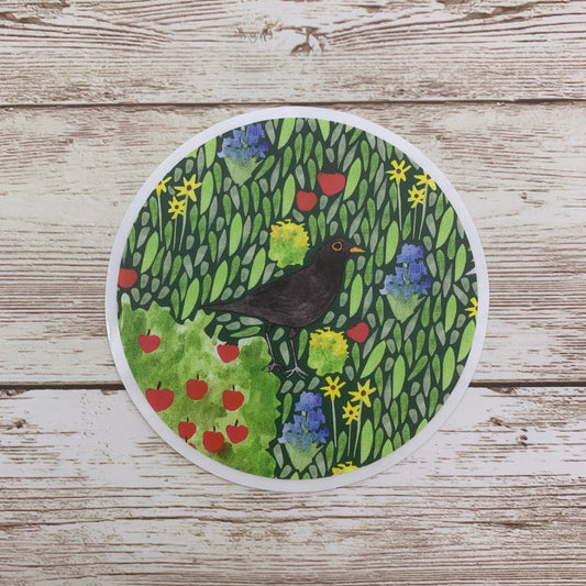 Black Bird Sticker