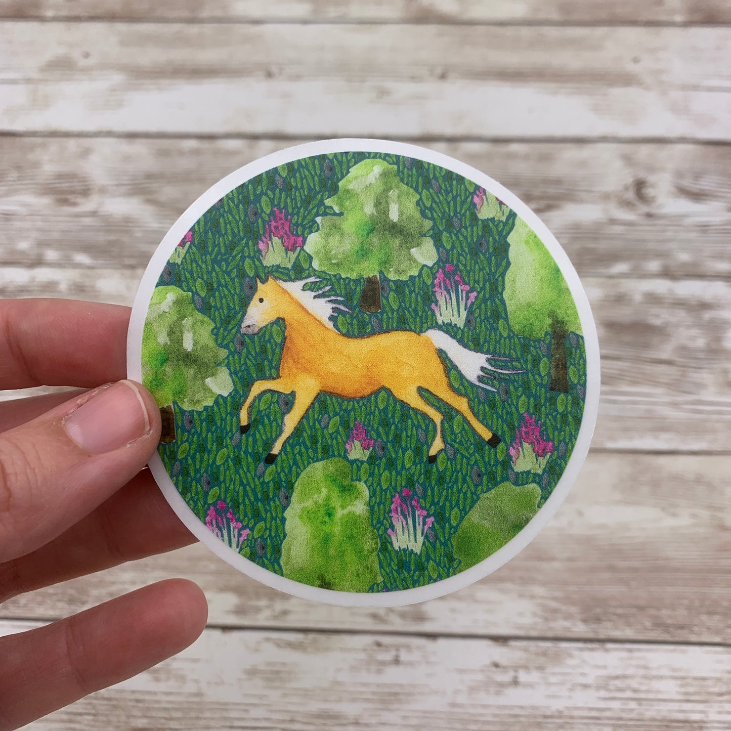 Haflinger Horse Sticker