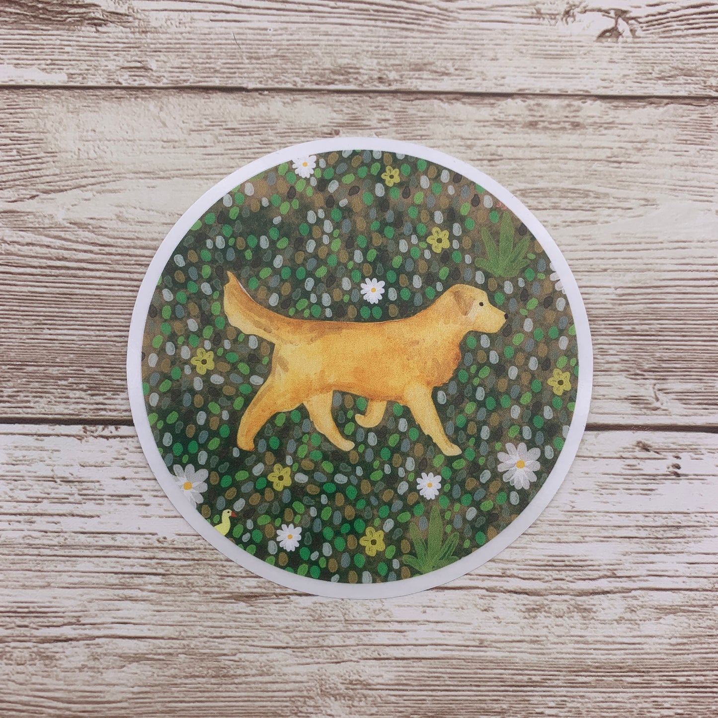 Golden Retriever dog Sticker