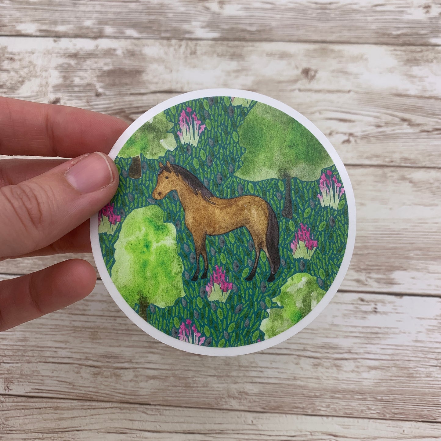 Mustang Horse Sticker