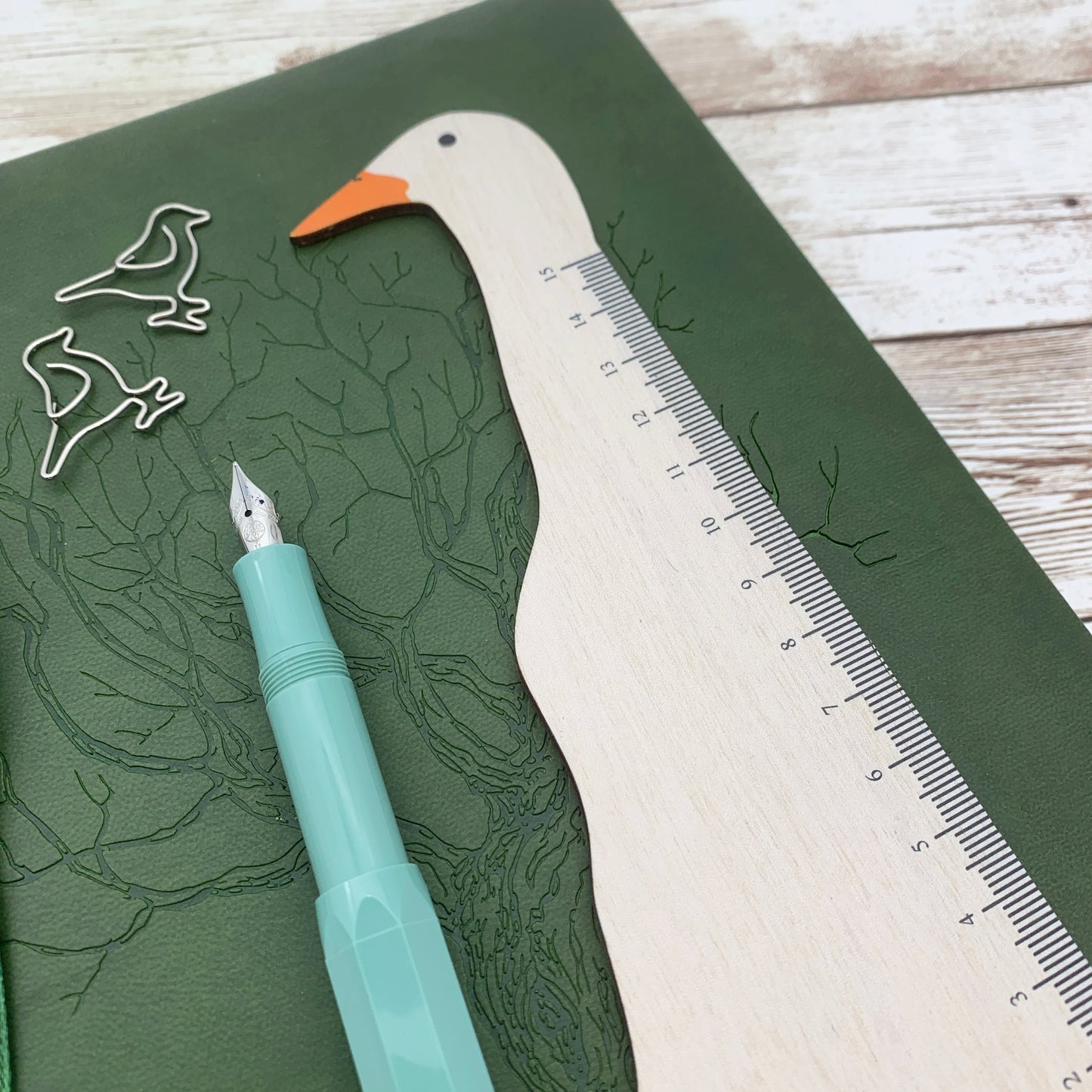 Runner Duck Wooden Ruler