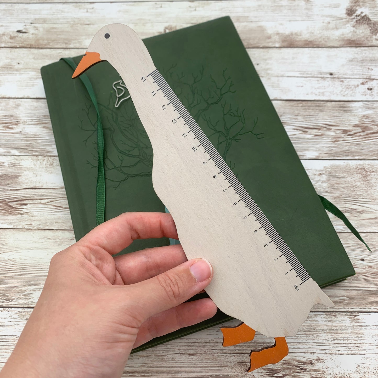 Runner Duck Wooden Ruler