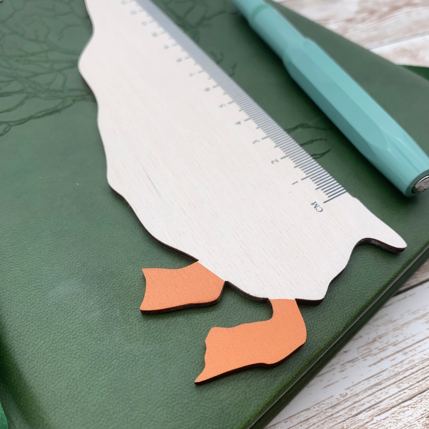 Runner Duck Wooden Ruler