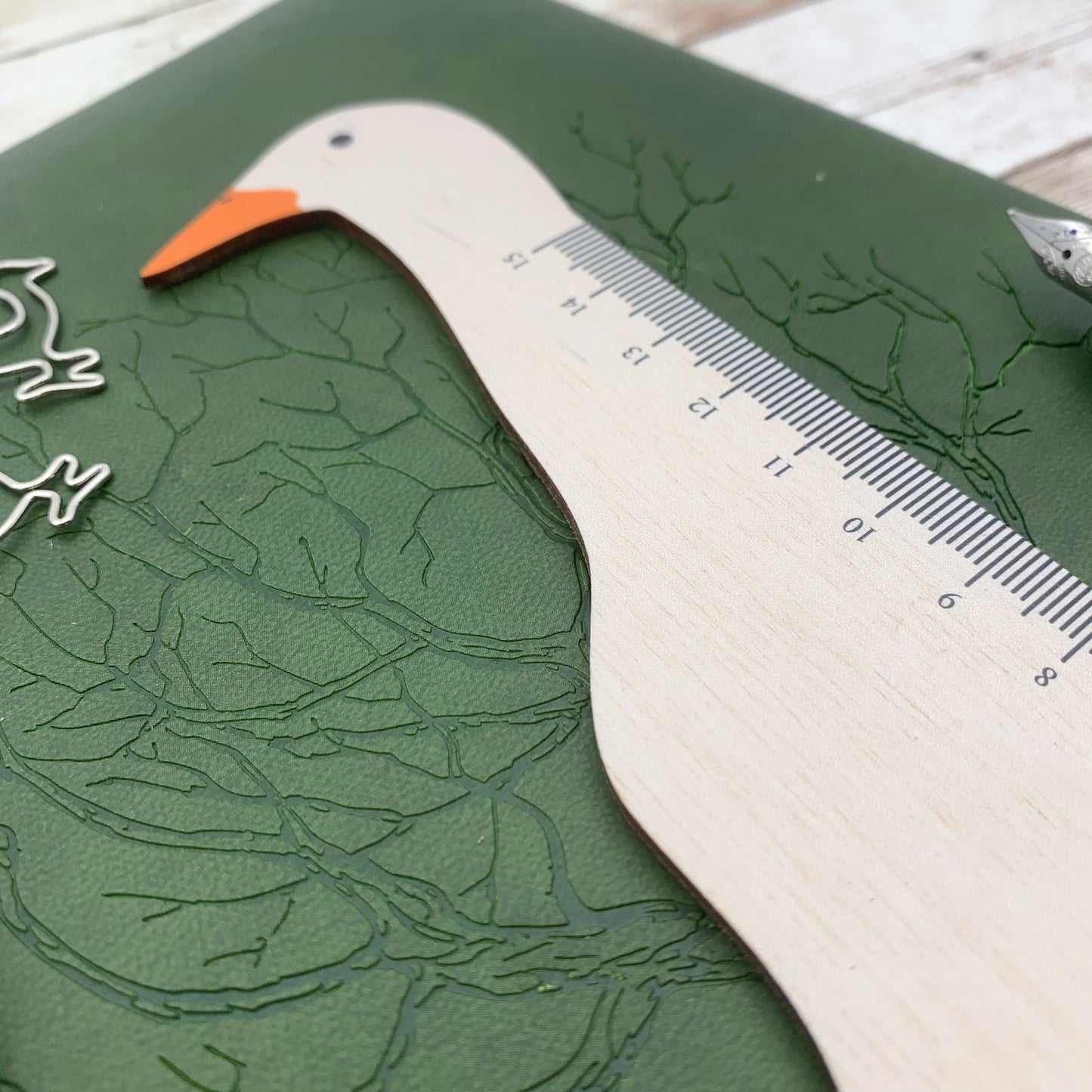 Runner Duck Wooden Ruler