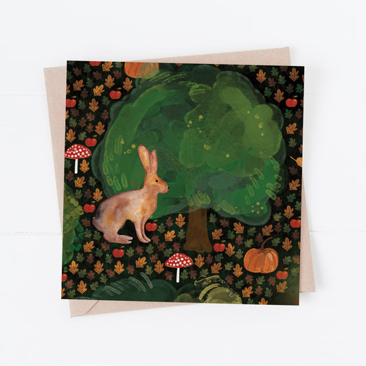 Hare Greeting Card
