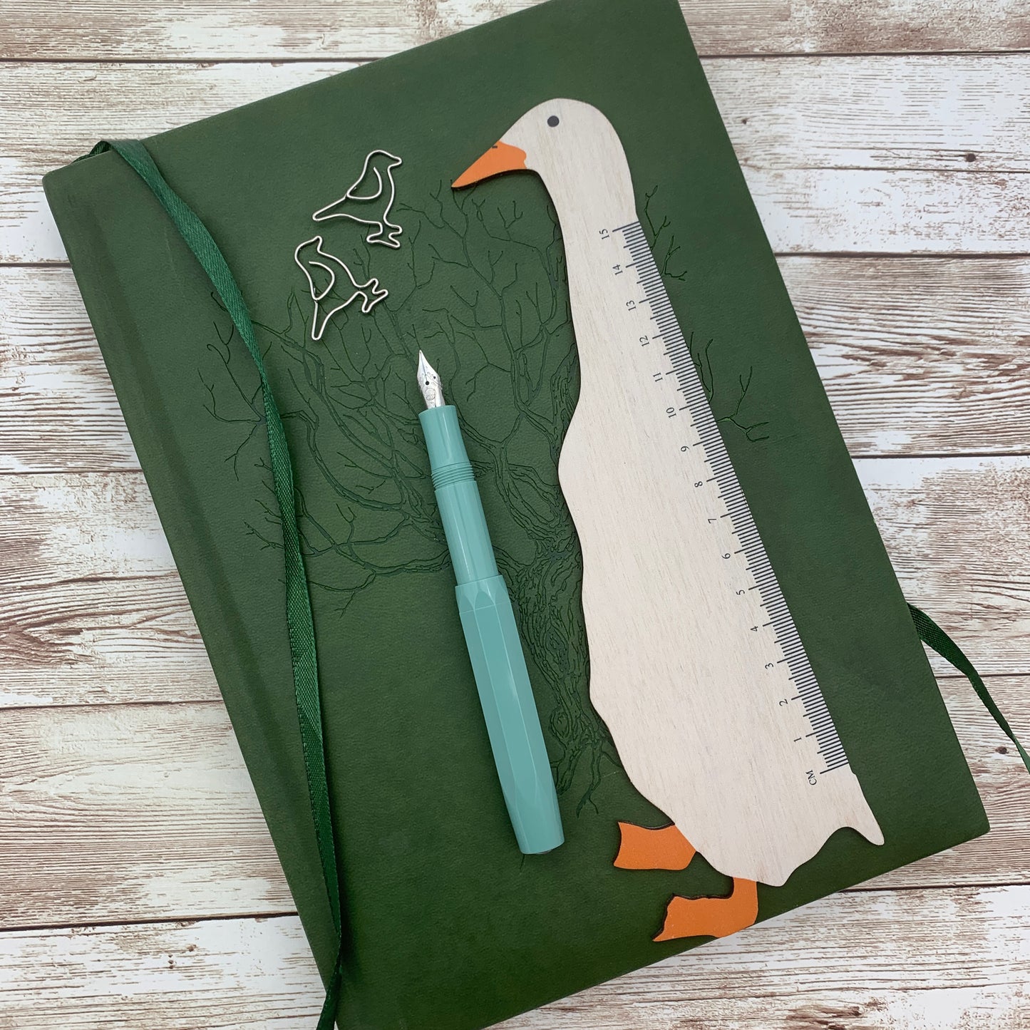 Runner Duck Wooden Ruler