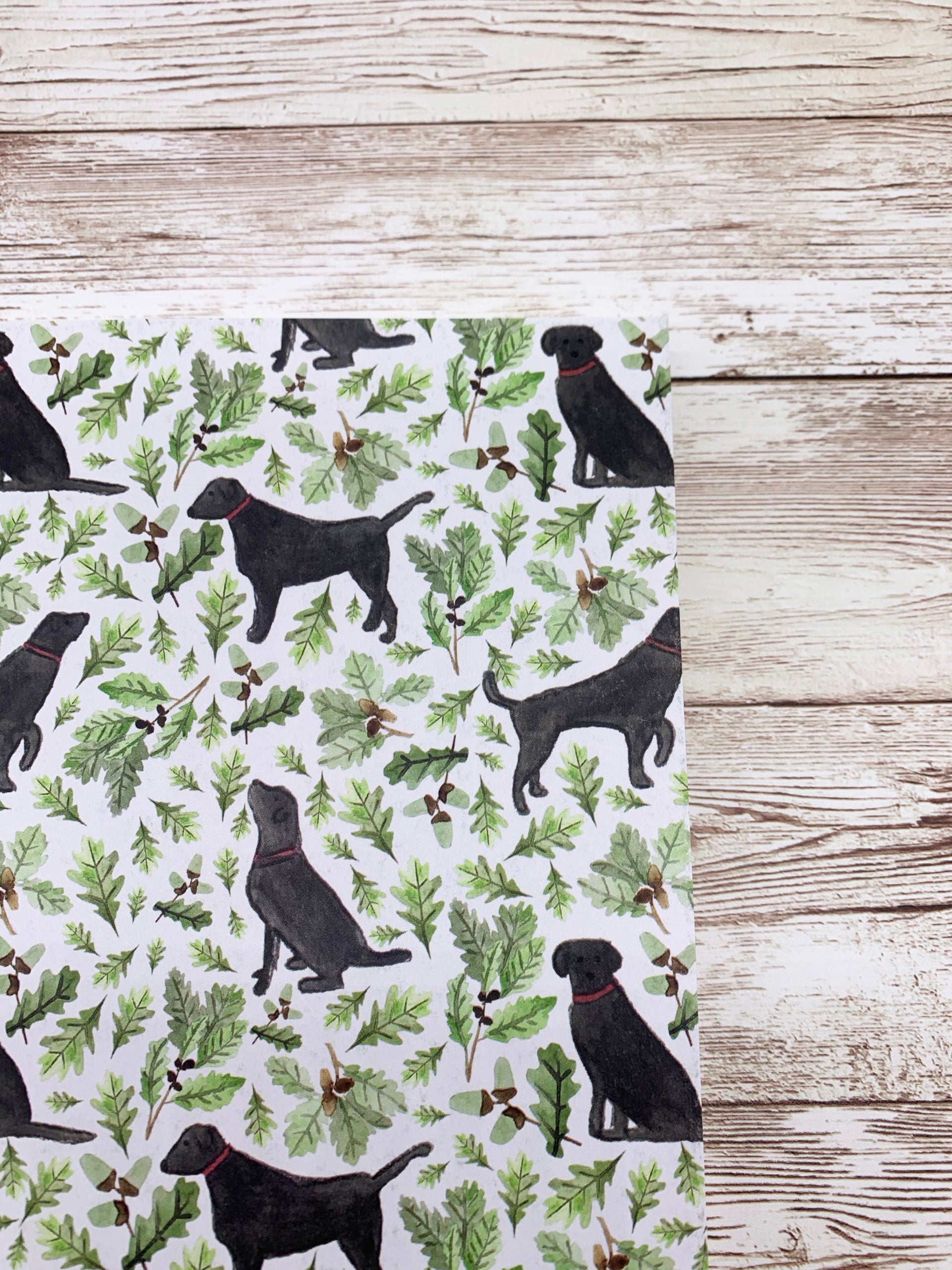 Black Labrador notebook