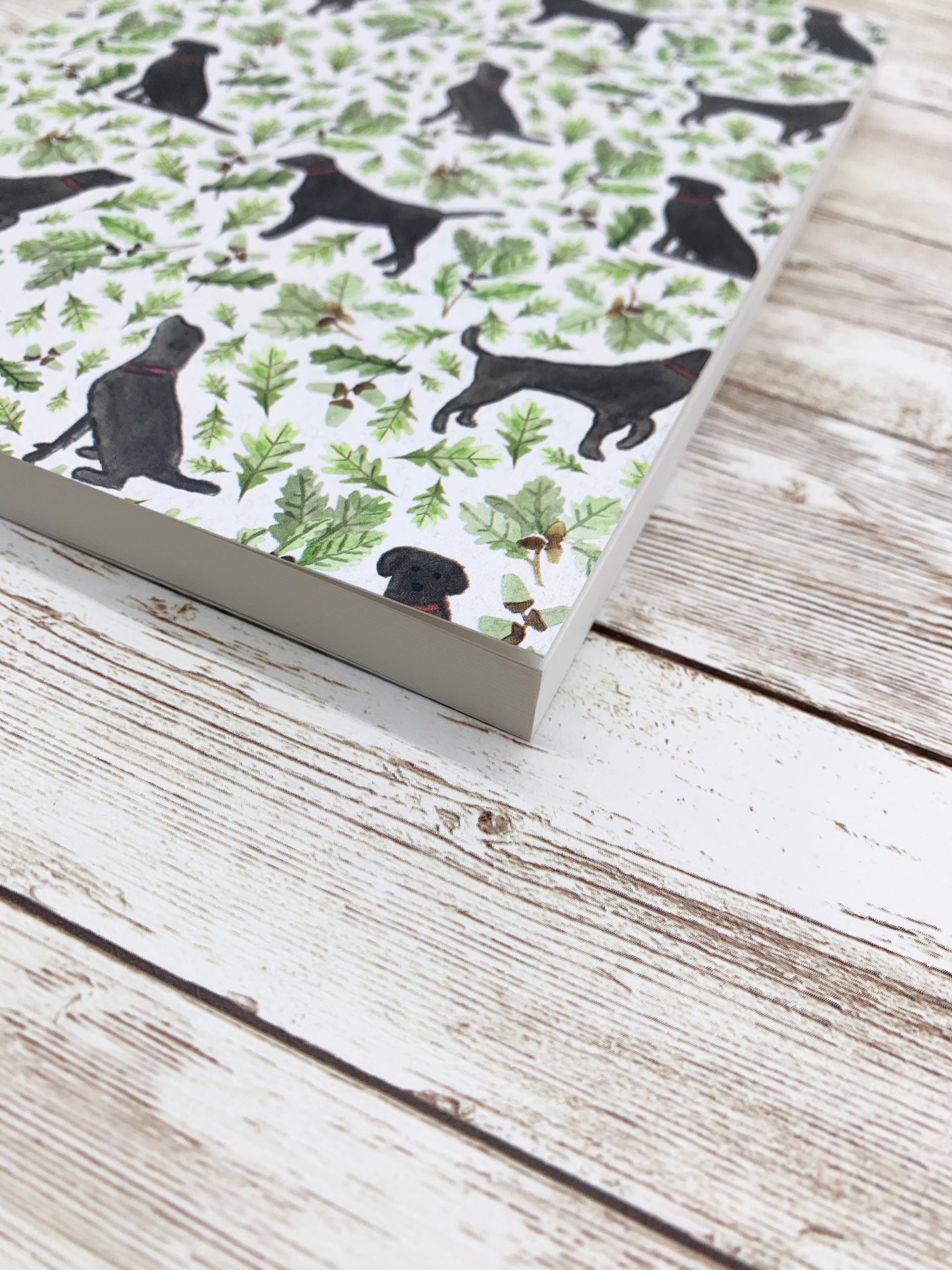 Black Labrador notebook