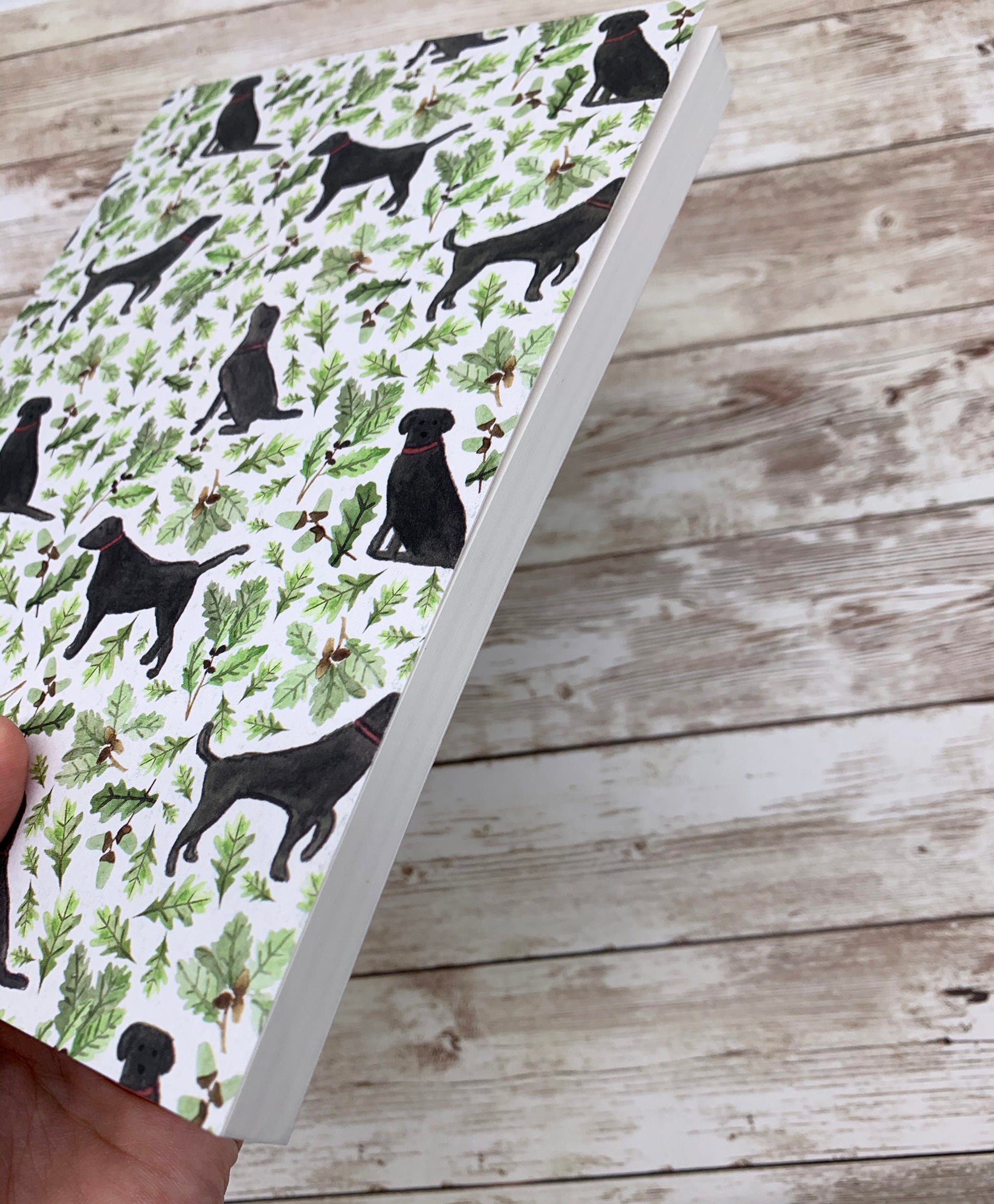 Black Labrador notebook