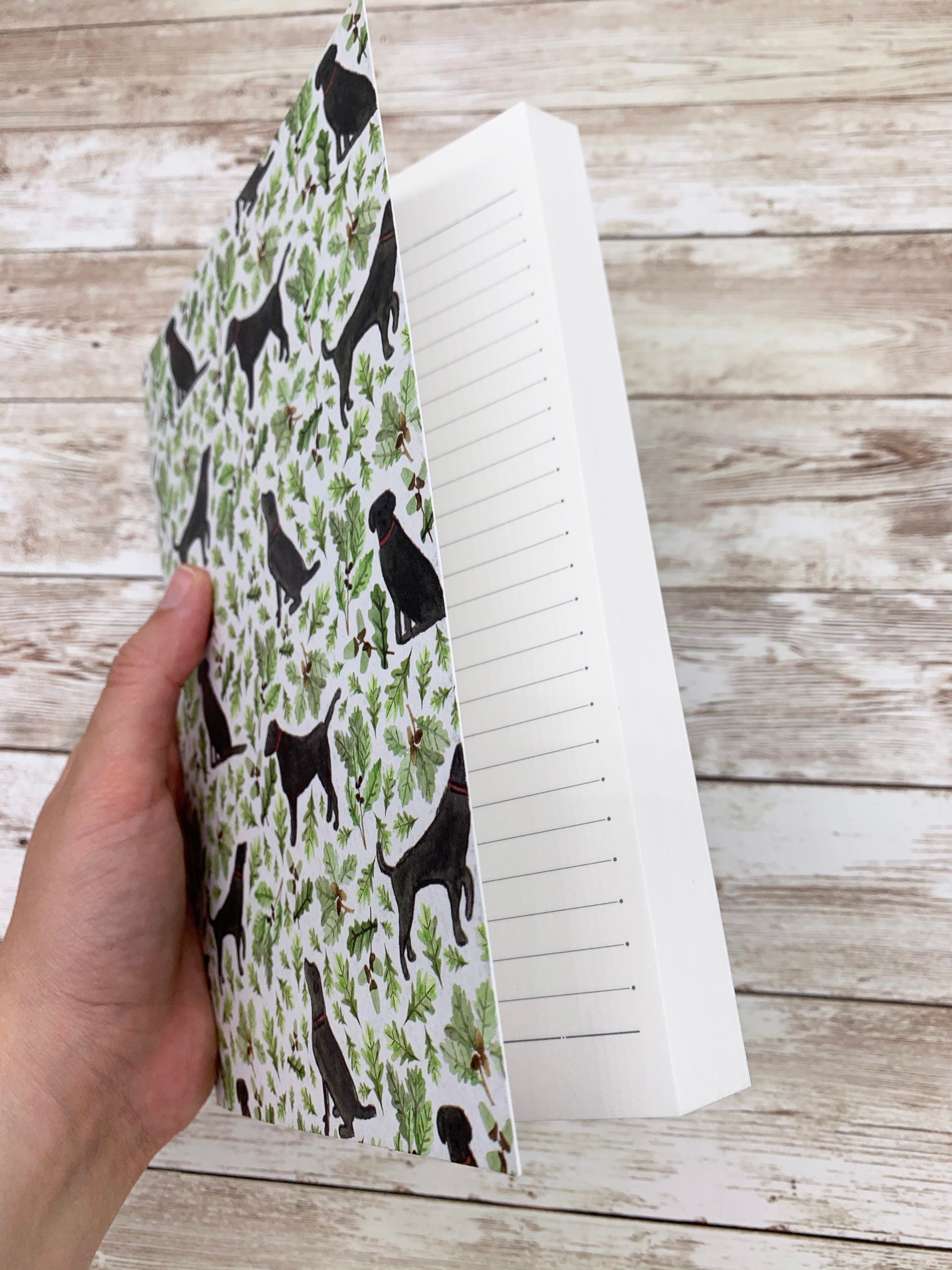 Black Labrador notebook