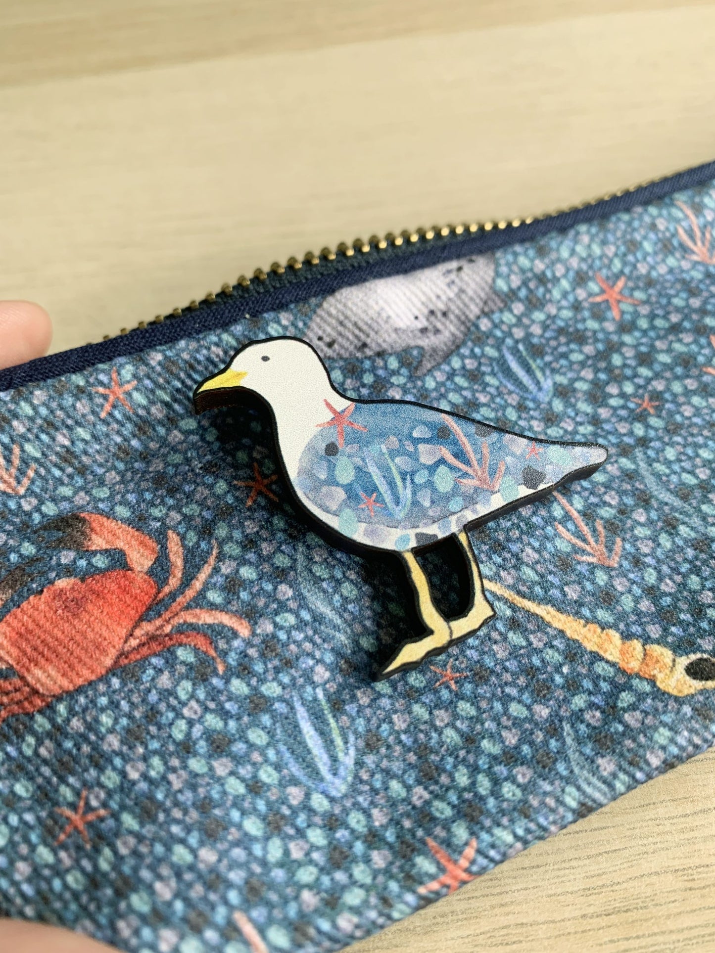 Seagull Wooden Pin