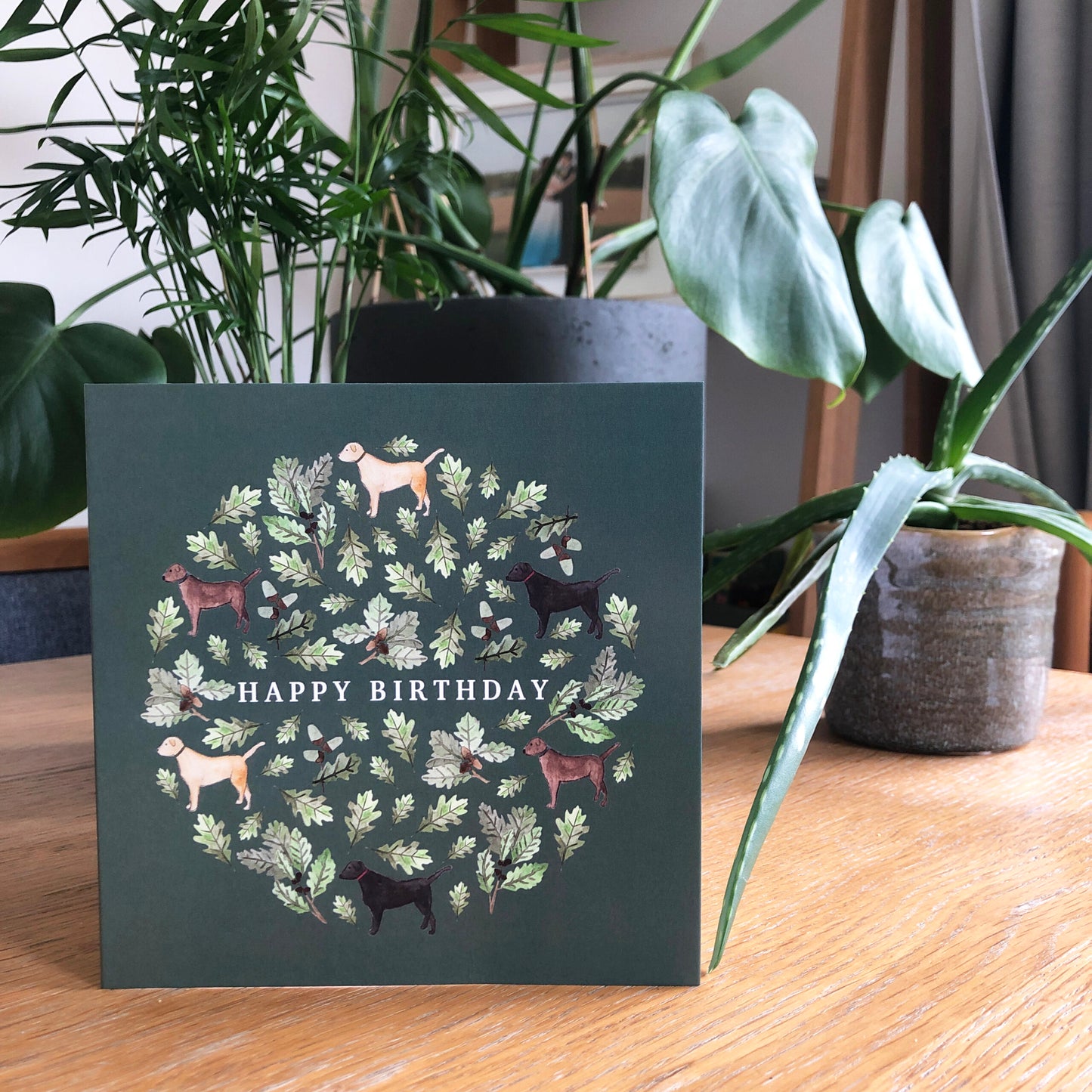 Labrador Happy Birthday Card