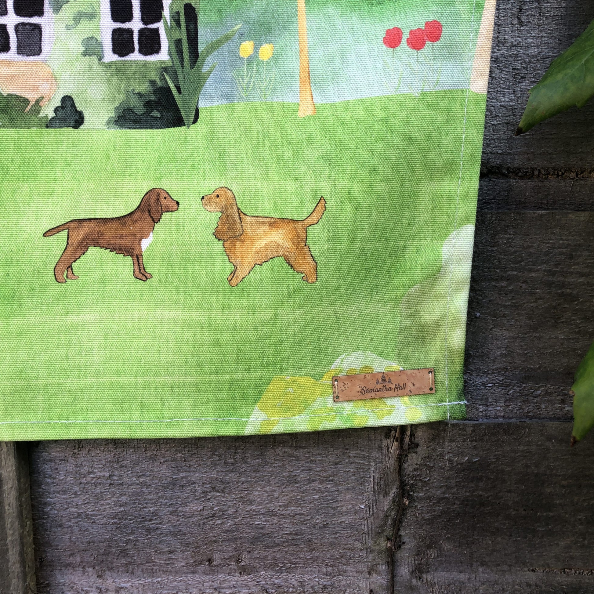 Spaniel Dog Tea Towel