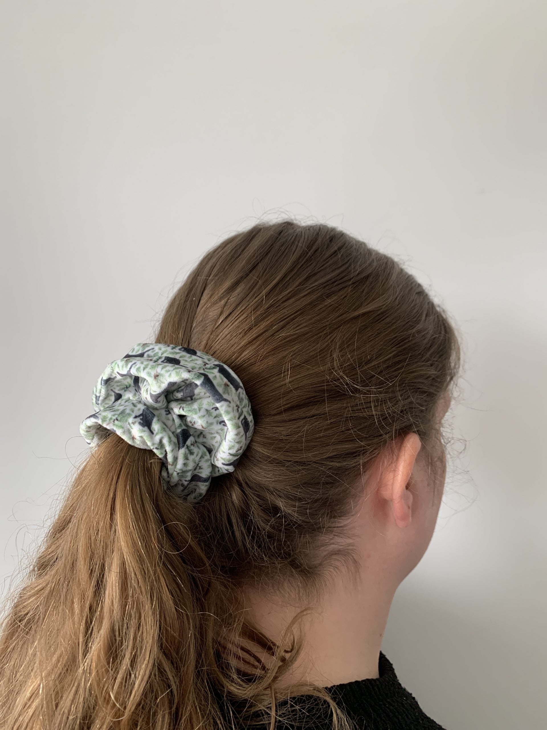 Black Labrador Hair Scrunchie
