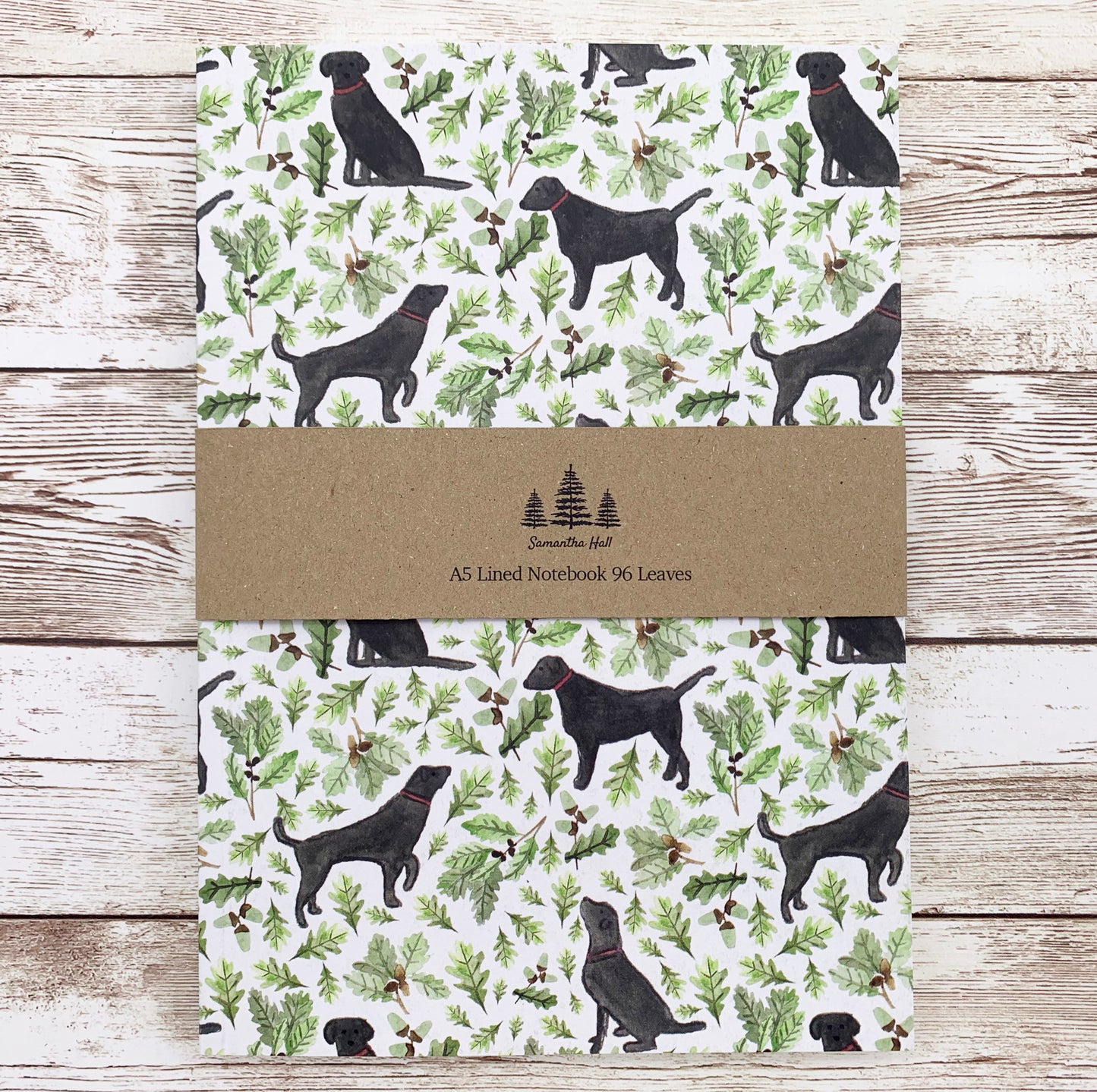 Black Labrador notebook