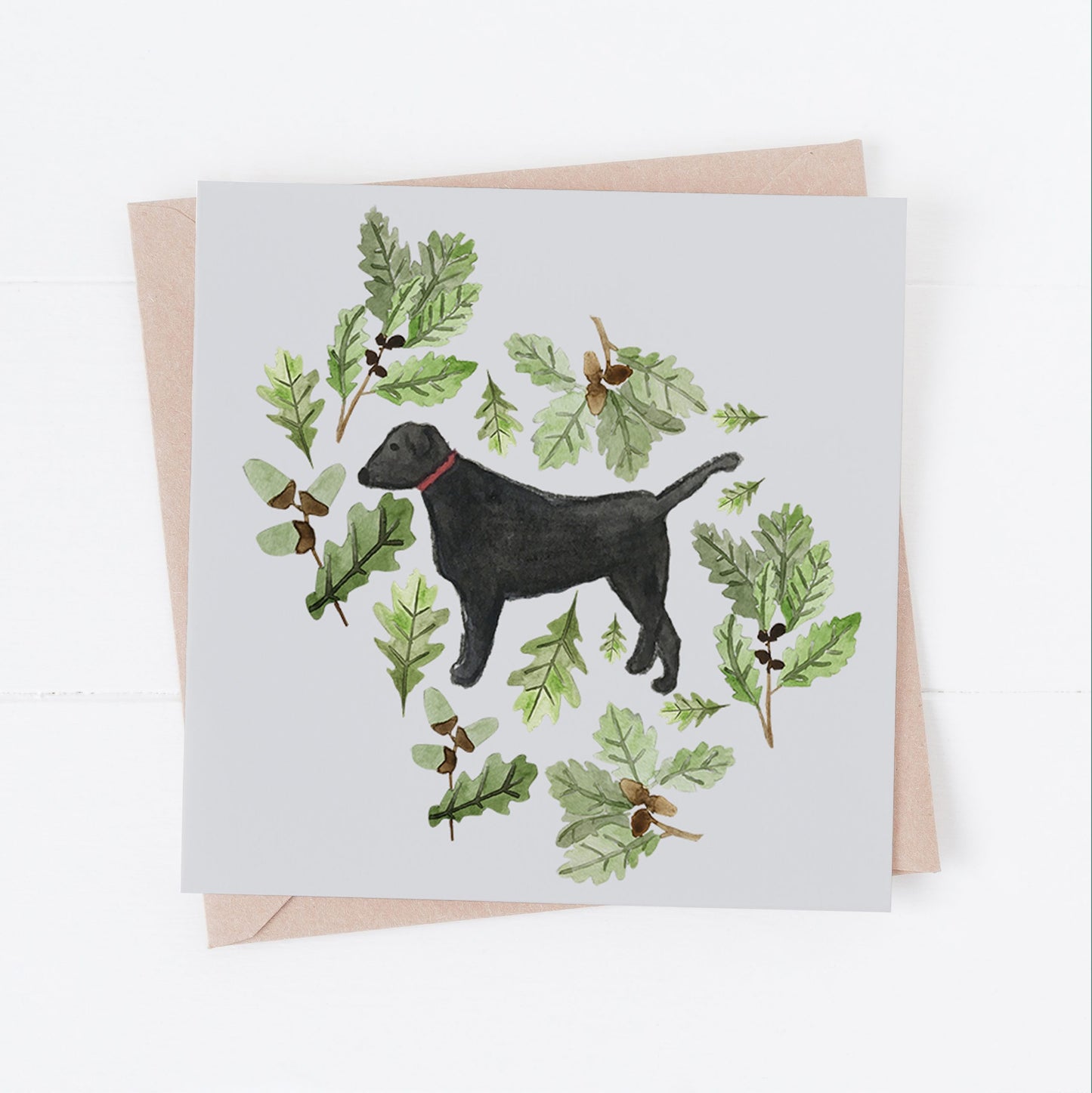 Black Labrador Stationery Gift Set