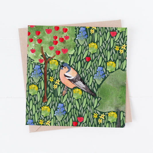 Chaffinch Bird Greeting Card
