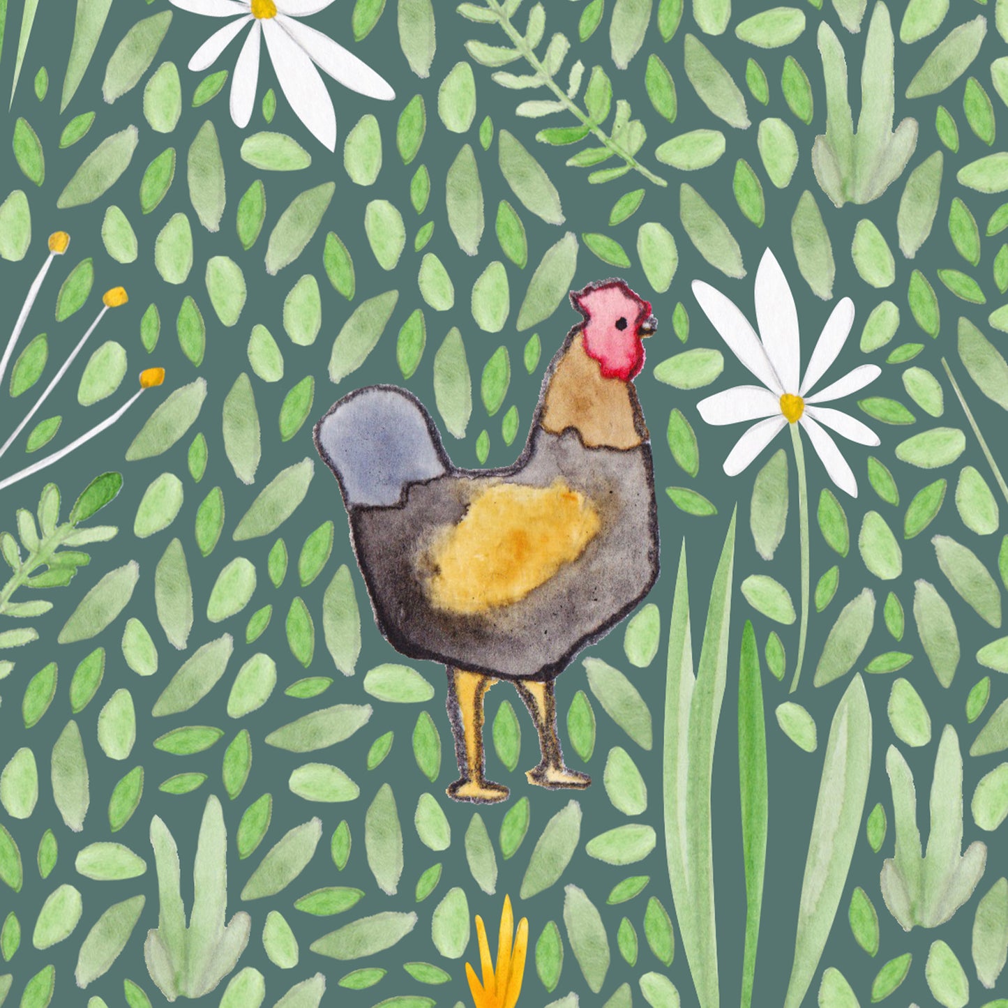 Chicken Greeting Card
