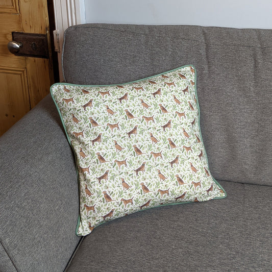 Chocolate Labrador Cushion Cover