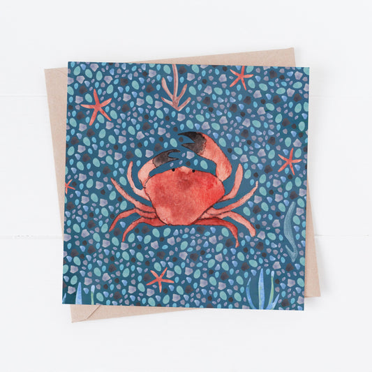 Crab Greeting Card