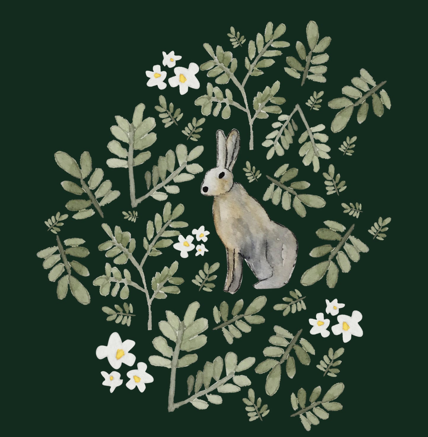 Rabbit Greeting Card
