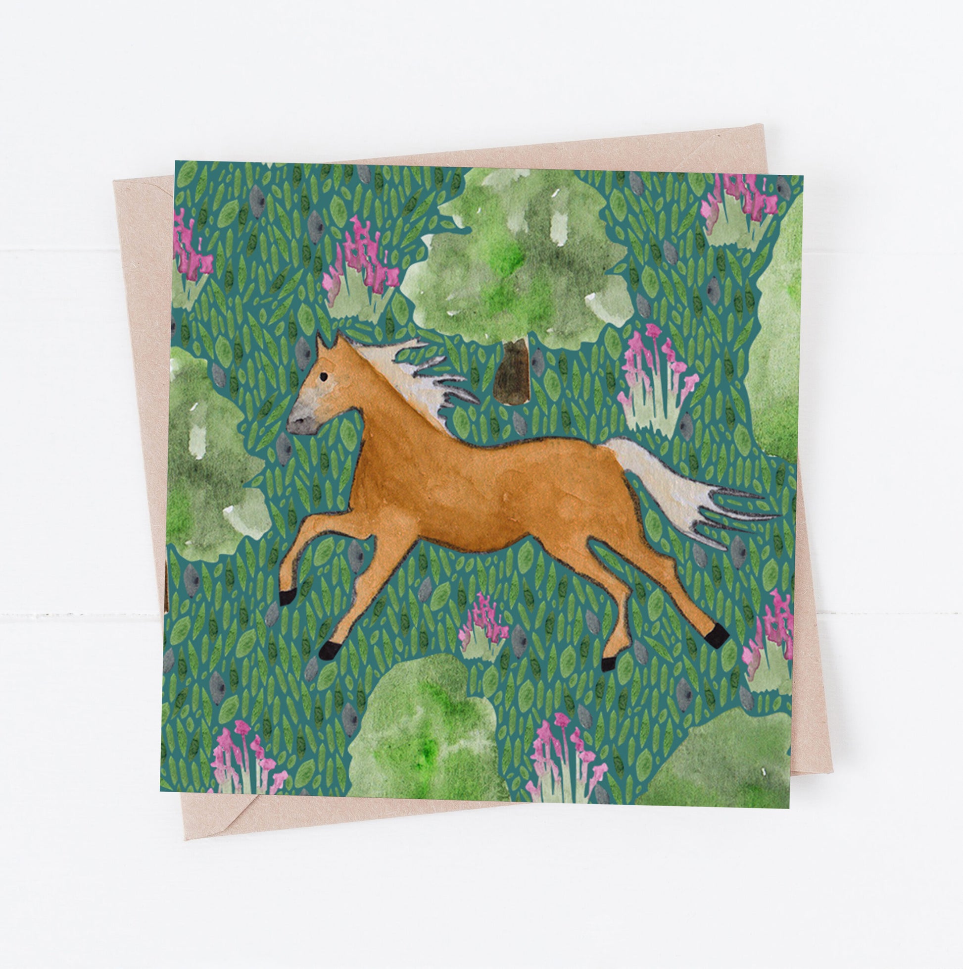 Haflinger Horse Greeting Card