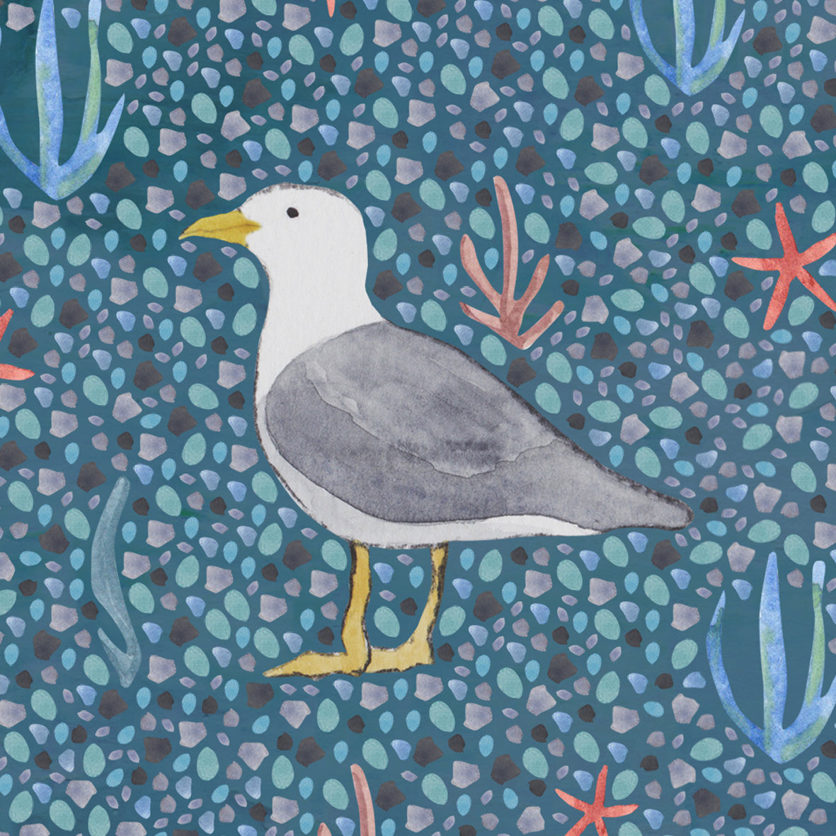 Seagull Greeting Card