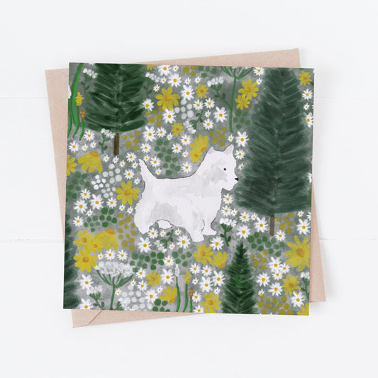 West Highland Terrier Greeting Card
