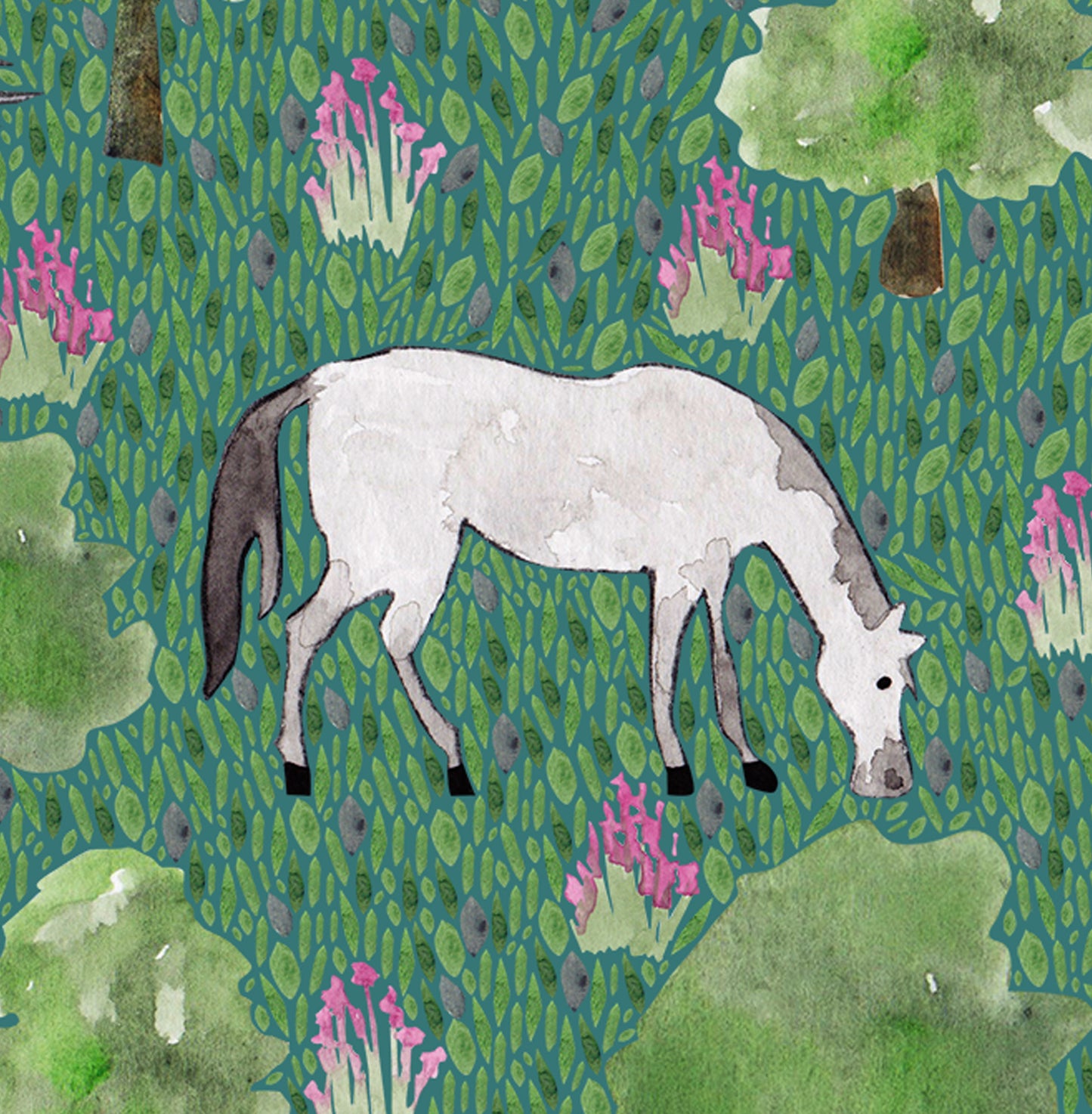 Andalusian Horse Greeting Card