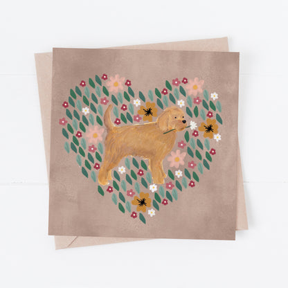 Cockapoo greeting card