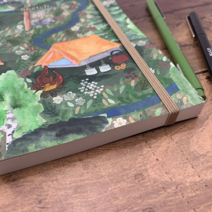 Wild Camping Notebook Gift Set