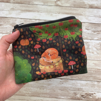 Sleepy Fox Coin Purse