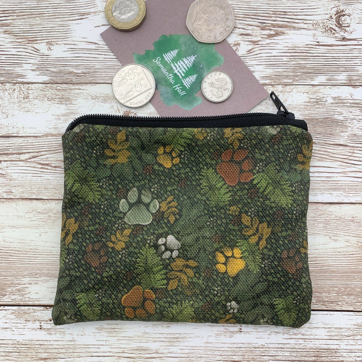 Paw Print Coin Purse