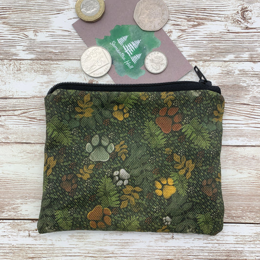 Paw Print Coin Purse