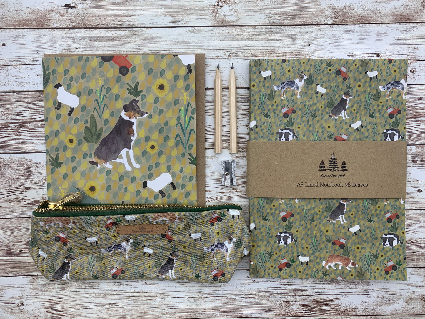 Border Collie Stationery Gift Set