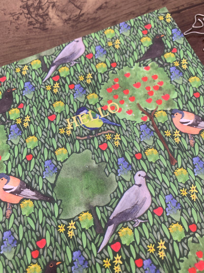 Garden Birds Notebook