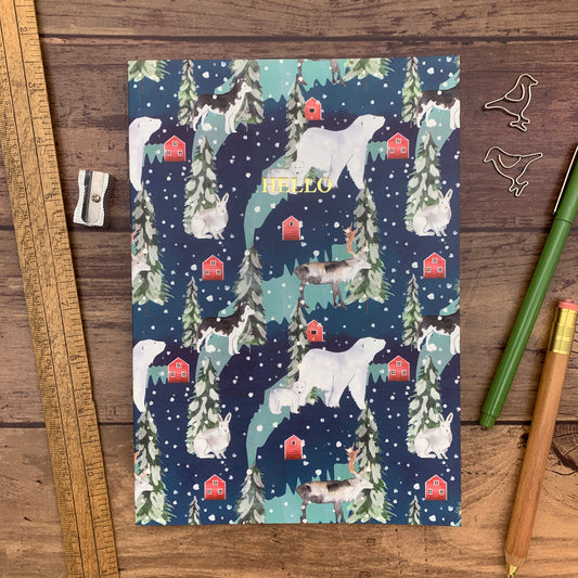 Winter Wonderland Notebook