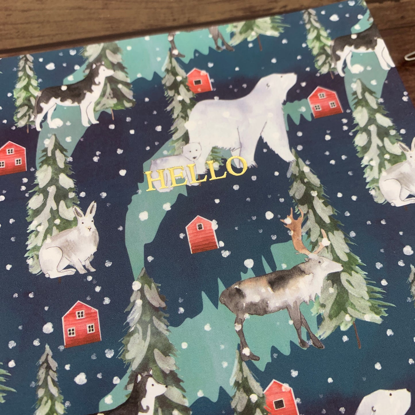 Winter Wonderland Notebook