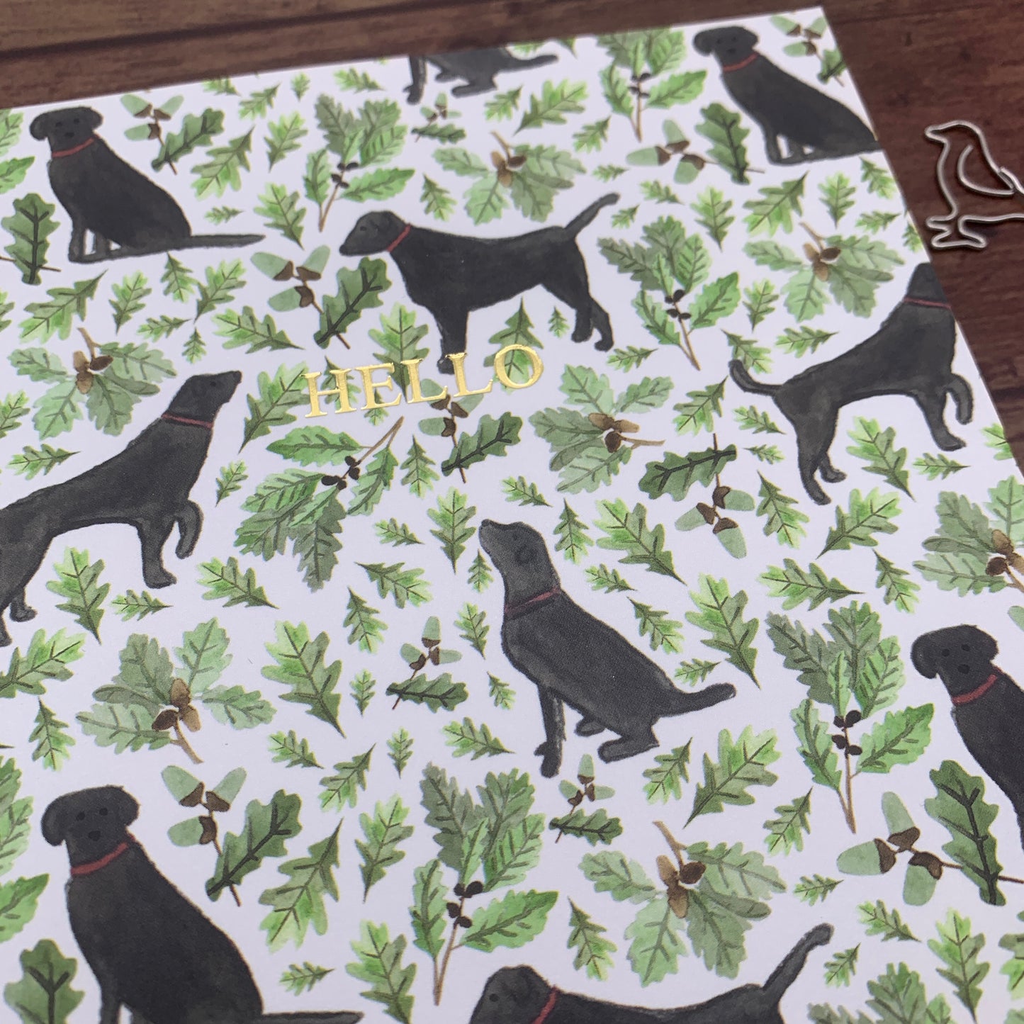 Black Labrador notebook