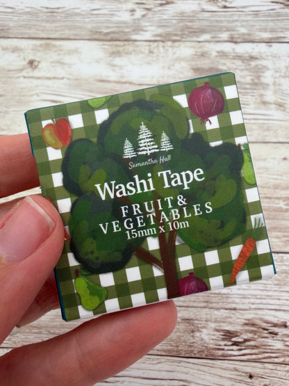 Fruit and Vegetables Washi Tape